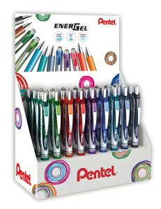 Di. Tintenroller EnerGel 0,35mm 9 Farben, 36 Teile,