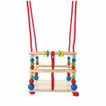 Hess Gitterschaukel Holz  30x30x27cm natur bunt,...