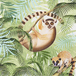 Serviette 33x33cm FSC-MIX  Lemurs, 3-lagig, 20 Stück, Home Fashion