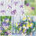 Motivserviette 33x33cm Frühjahr HOME F. 212120 Stiefmütterchen