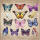Serviette 33x33cm FSC-MIX  Papillons, 3-lagig, 20 Stück, Home Fashion