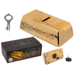 OOTB Spardose mit Schloss Goldbarren