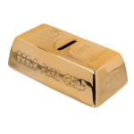 OOTB Spardose mit Schloss Goldbarren