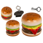 OOTB Spardose mit Schloss Hamburger ca. 14 x 13 cm