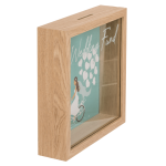 OOTB Holz-Spardose Hochzeitskasse im Rahmen
