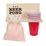 OOTB Beer Pong m. Holz-Ablage inkl. 12 Becher und