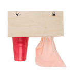 OOTB Beer Pong m. Holz-Ablage inkl. 12 Becher und