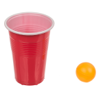 OOTB Beer Pong m. Holz-Ablage inkl. 12 Becher und