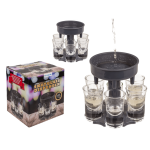 OOTB Schnapsglas-Spender mit 6 Gläsern
