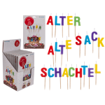 OOTB Geburtstagskerze "Alter Sack"/"Alte...