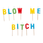 OOTB Geburtstagskerze "Blow me Bitch"/"Grumpy old man"