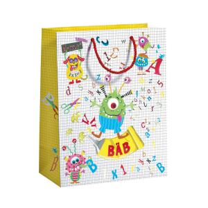 Roth  Geschenktaschen ABC Monster klein, 22,5x17x9,2 cm