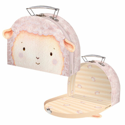 Kinderkoffer Schäfchen  formgestanzt 21x27,4cm, Trötsch Verlag