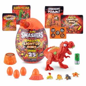 Zuru Smashers Mega Light  Up Dino Epic Egg Serie 4, sortiert, ab 3 Jahren, Zuru