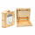 Schachtel in Buchform  Passepartout im Deckel, aus Holz in Buchoptik, Bilderrahmen im Deckel, Creativ, Company .#M