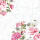 Serviette 24x24cm FSC-Mix  Rose letters