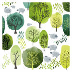 Motivserviette 33x33cm Herbst PAPER+DESIGN 196088  3lag