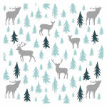 Weihn.Zelltuchserviette 25x25cm PAPER+DESIGN 196159  3lag