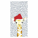 Motivtaschentuch FSC-Mix  Giraffe Santa, 3-lagig, 10...