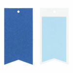Geschenkanhänger 12er  One Color dunkelblau, Stewo