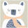 Weihn.Zelltuchserviette 33x33cm Kind STEWO 2572 5635 42