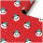 Geschenkpapier 70cmx1,5m  Arnold rot
