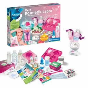 Clementoni Galileo  Parfüme und Kosmetik, Schönheitslabor für individuelle Kreationen,, Parfüm, Seifen, Cremes und aromatisierte Badesalze,, mit Essenzen und parfümierte Inhaltsstoffe,, umfangreiches Handbuch,, Zutaten und Substanzen wurden getestet und z