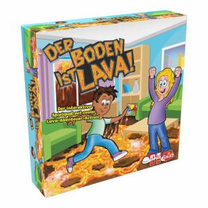 Goliath Der Boden ist  Lava Kinderspiel, Bewegungsspiel für 2 - 6 Spieler, Spieldauer 10 - 45, Minuten, ab 5 Jahren