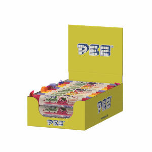 PEZ Traubenzuckerrolle  Frucht Mix 30g, Traubenzucker in verschiedenen Geschmacksrichtungen,, in der Rolle,