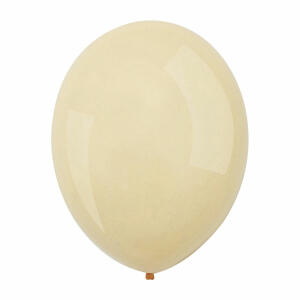 Latexballons 50er Macaron  Peach 27,5cm, beige, Durchmesser 11 Zoll, Amscan