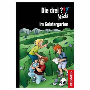 Die drei ??? Kids 89  Im Geistergarten, Detektivbuch von Boris Pfeiffer und S. Kampmann,, 128 Seiten, ab 8 Jahren, Kosmos