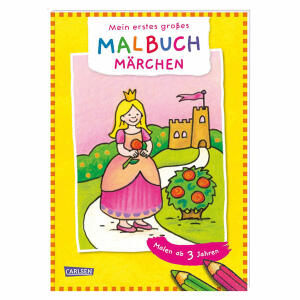 Mein erstes großes  Malbuch Märchen, von Eva Muszynski,, 24 Seiten, ab 3 Jahren, Carlsen
