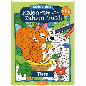 Malbuch nach Zahlen sortiert ARS EDITION Set VE 12 Malen nach Zahlen