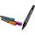 SIGEL BA011 Board-Marker - trocken und feucht abwischbar - schwarz/türkis/magenta/orange - Rundspitze - 2-3 mm - 4 Stück - für weiße Glas-Magnettafeln, Whiteboards und Flipcharts
