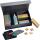 SIGEL BA311 Starterset - 4 leicht abwischbare Board-Marker (schwarz, blau, rot, grün), 4 Holz-Magnete quadratisch, 1 Holz-Board-Eraser inkl. Ersatzpad, 1 magnetisches Reinigungstuch, 1 Reinigungsspray