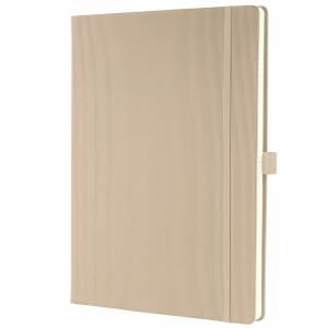 SIGEL CO640 Notizbuch Conceptum - Uni - kariert - ca. A4 - beige - Hardcover - 194 Seiten - PEFC-zertifiziert