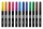 JOVI DECOR Textilmarker 12er Schachtel, farbig sortiert