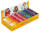 JOVI PLASTILINA Knetmasse 15er Schachtel, je 150g, sortiert