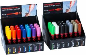 Molotow Sales Display 320PP Alcohol Pump Marker a+b