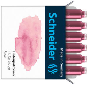 Schneider Tintenpatrone Rose Packung 6 Stück