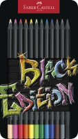 Faber Castell Buntstift BlackEdition 3,3 mm 12er Metalletui