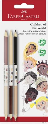 Faber Castell Buntstift Bicolor Mine 2,9 mm 3er Blister
