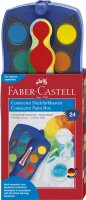 Faber Castell Farbkasten Connector 24 Farben mit DW blau