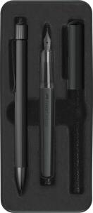 Faber Castell Füller und Kugelschreiber Hexo schwarz matt