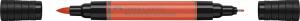 Faber Castell Tuschestift PAP Dual Marker scharlachrot