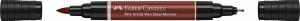 Faber Castell Tuschestift PAP Dual Marker indischrot