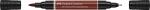 Faber Castell Tuschestift PAP Dual Marker indischrot