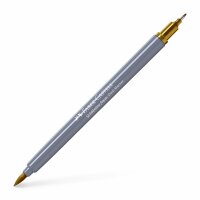 Faber Castell Aqua Dual Marker Gofa 0,4 mm grünocker
