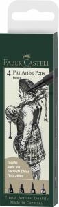 Faber Castell Tuschestift Pitt Artist Pen 4er schwarz