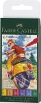 Faber Castell Tuschestift Pitt Artist Pen B 6er Colour wheel